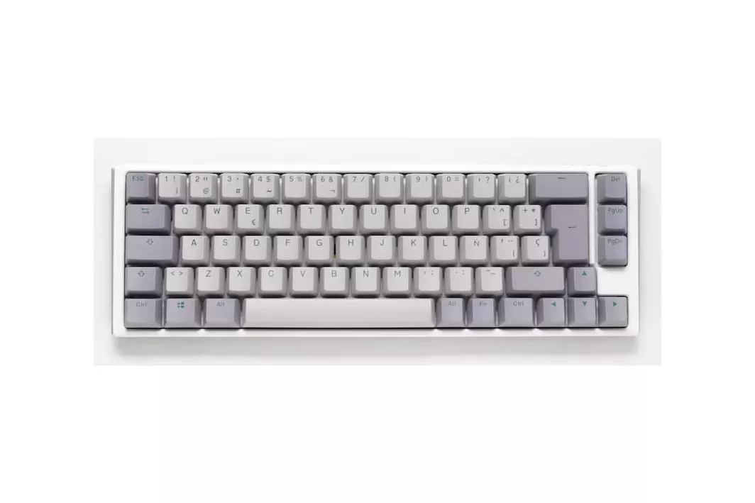 Teclado Ducky One 3 Mist SF ISO-ES RGB Hot-Swappable Switch MX Clear Gris