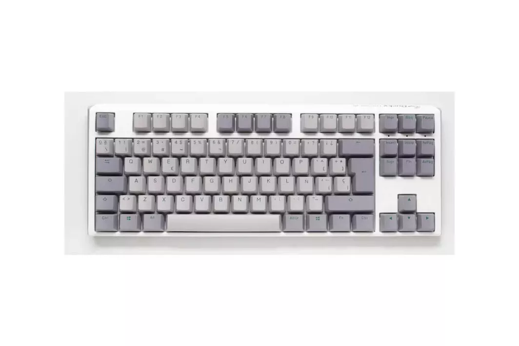 Teclado Ducky One 3 Mist TKL ISO-ES RGB Hot-Swappable Switch MX Speed Silver Gris