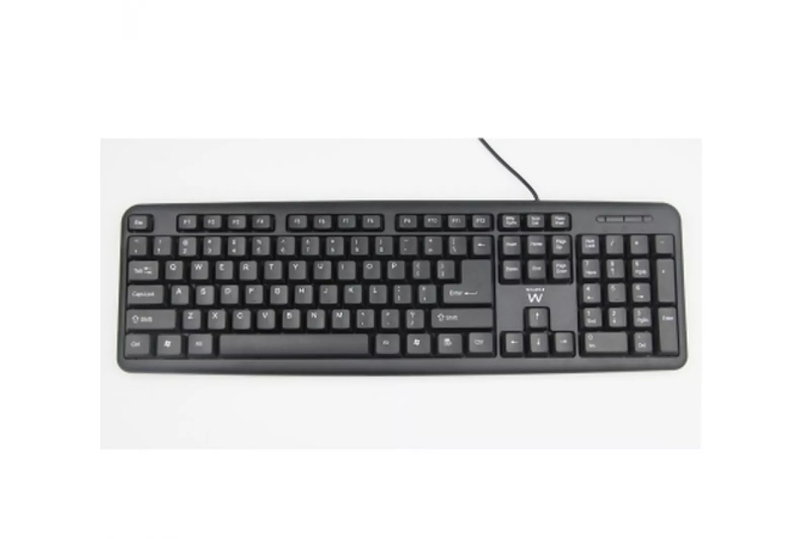 Teclado Ewent EW3109 Slim USB Negro