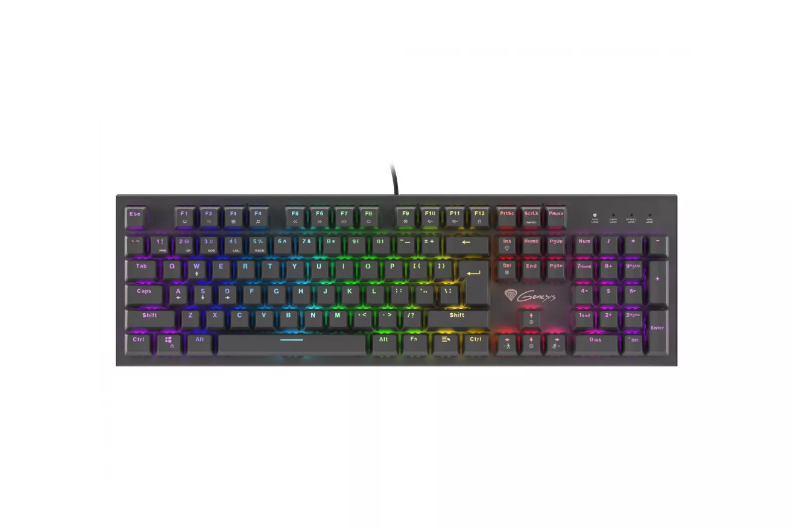 Teclado Genesis Thor 300 Brown Switch