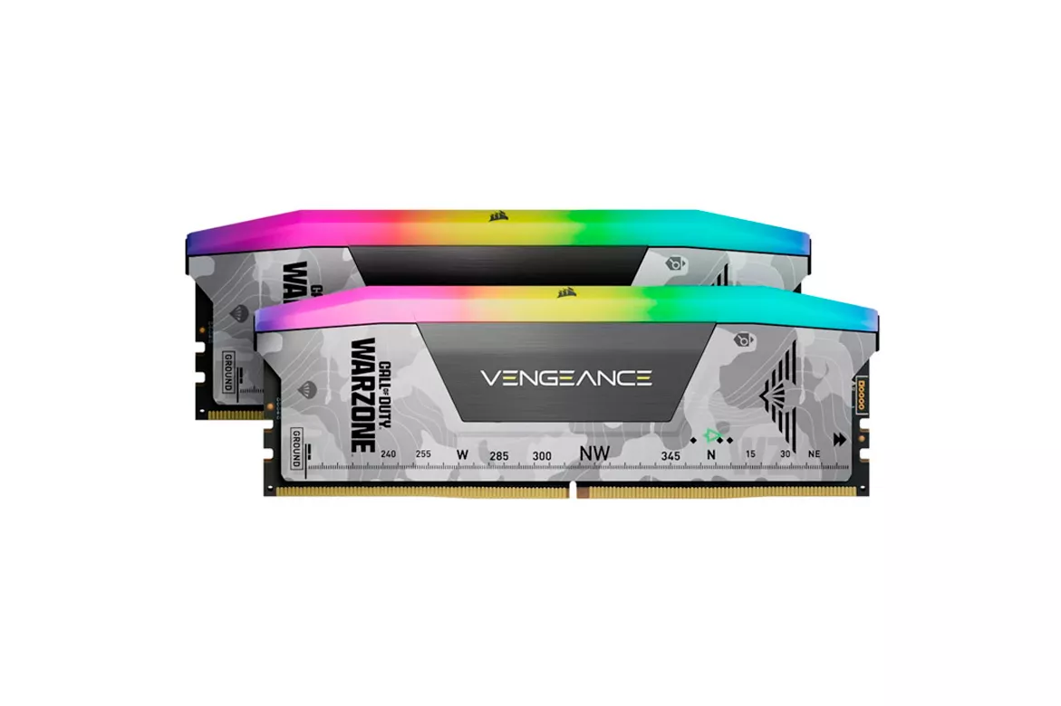 Memoria DDR5 Corsair Vengeance RGB 32GB 2x16GB 6400MHz CL32 EXPO-XMP Warzone Edition