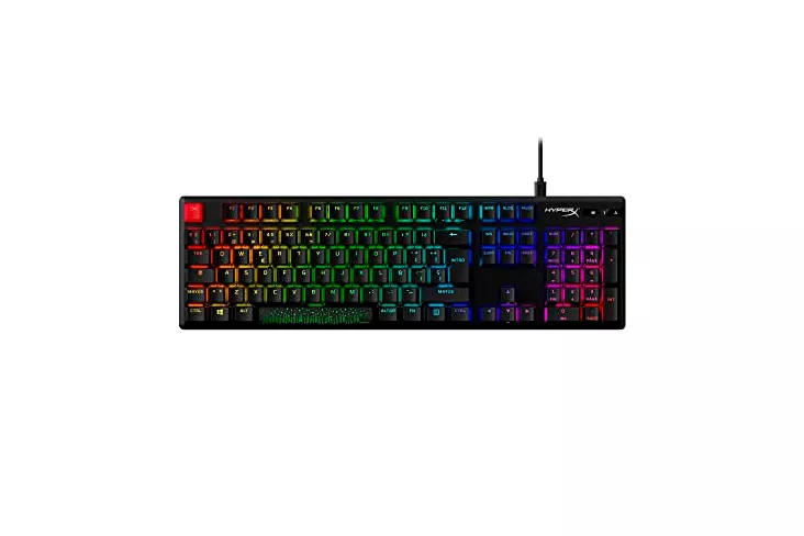 Teclado HyperX Alloy Origins PBT ANSI RGB Switch HyperX Red Linear Negro
