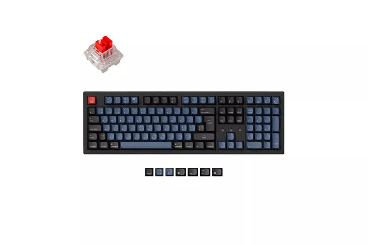 Teclado para Mac y Windows Keychron K10 Pro ISO-ES RGB Hot-Swappable Switch K Pro Mechanical Red Wireless