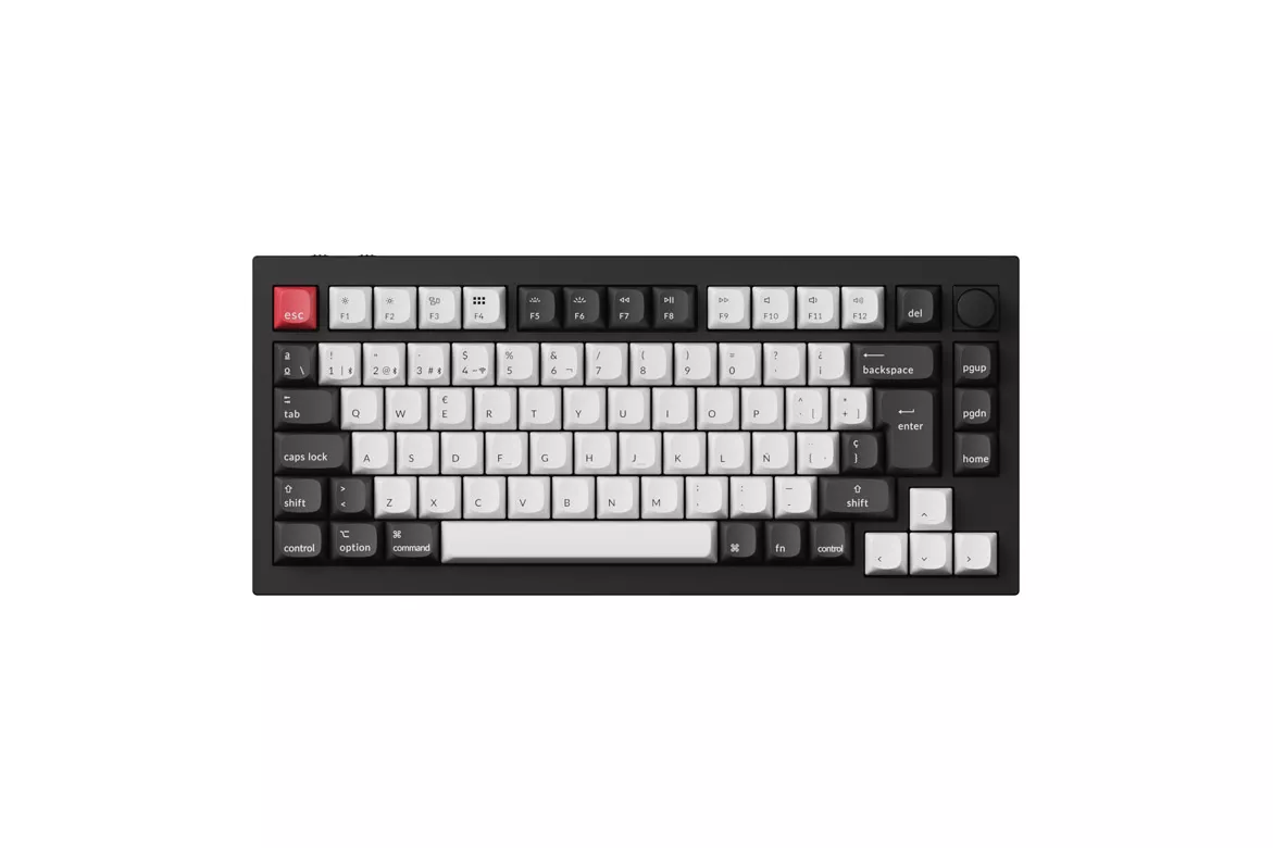 Teclado para Mac y Windows Keychron Q1 HE Knob ISO-ES RGB Hot-Swappable Switch Nebula