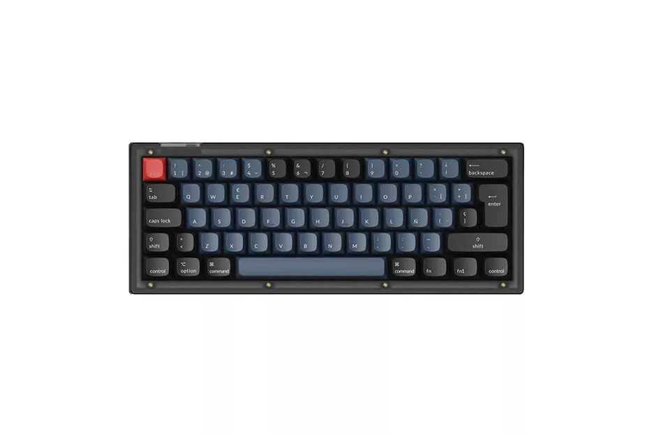 Teclado para Mac y Windows Keychron V4 ISO-ES RGB Hot-Swappable Switch K Pro Brown