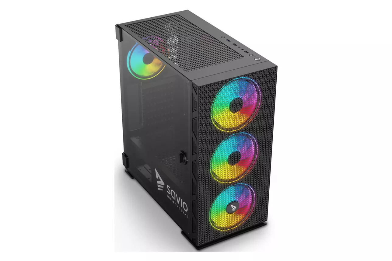 TORRE ARGB ATX SAVIO RAPTOR X1 USB 3.0