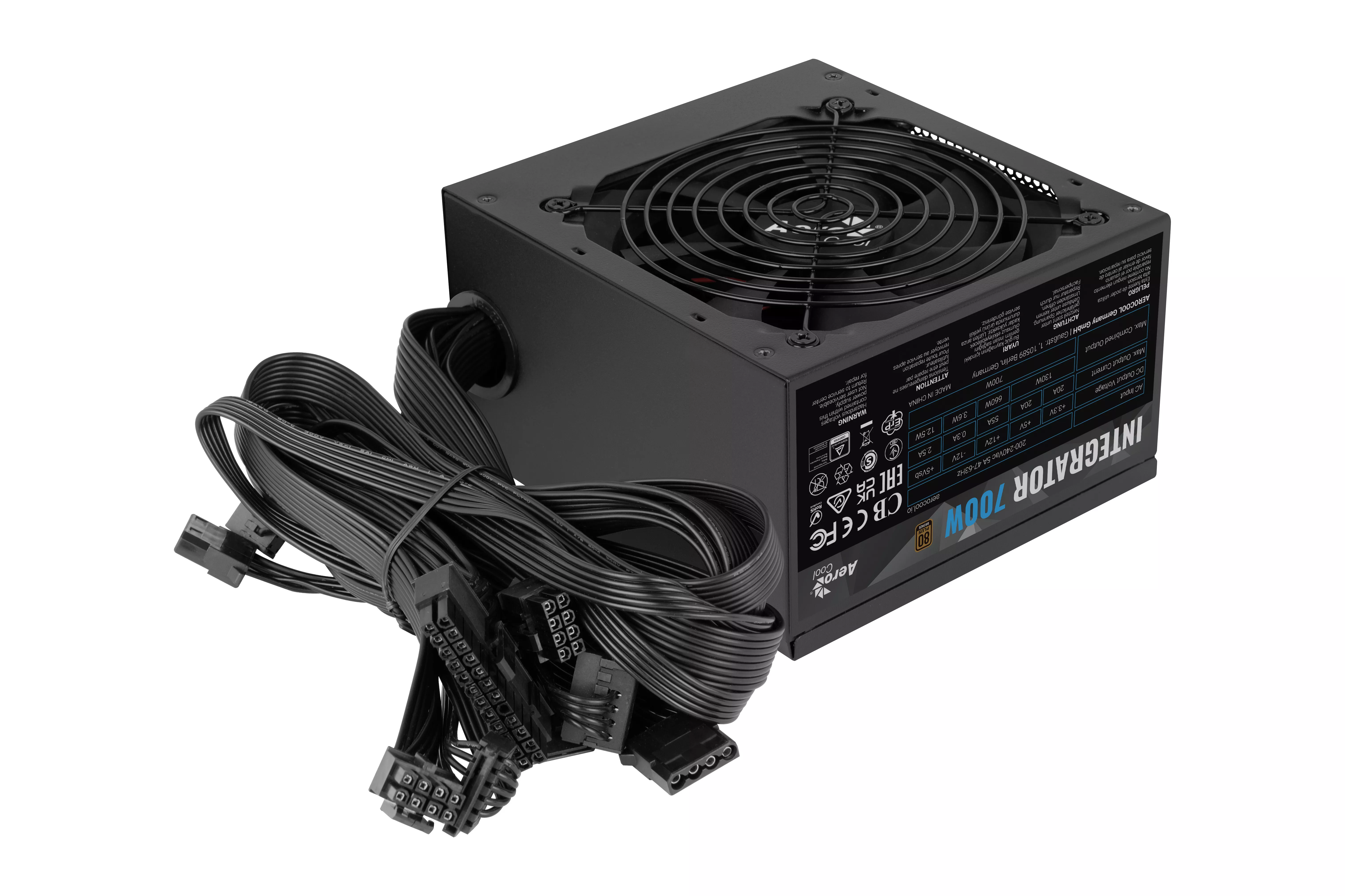 Fonte Aerocool Integrator 700W 80+ Bronze