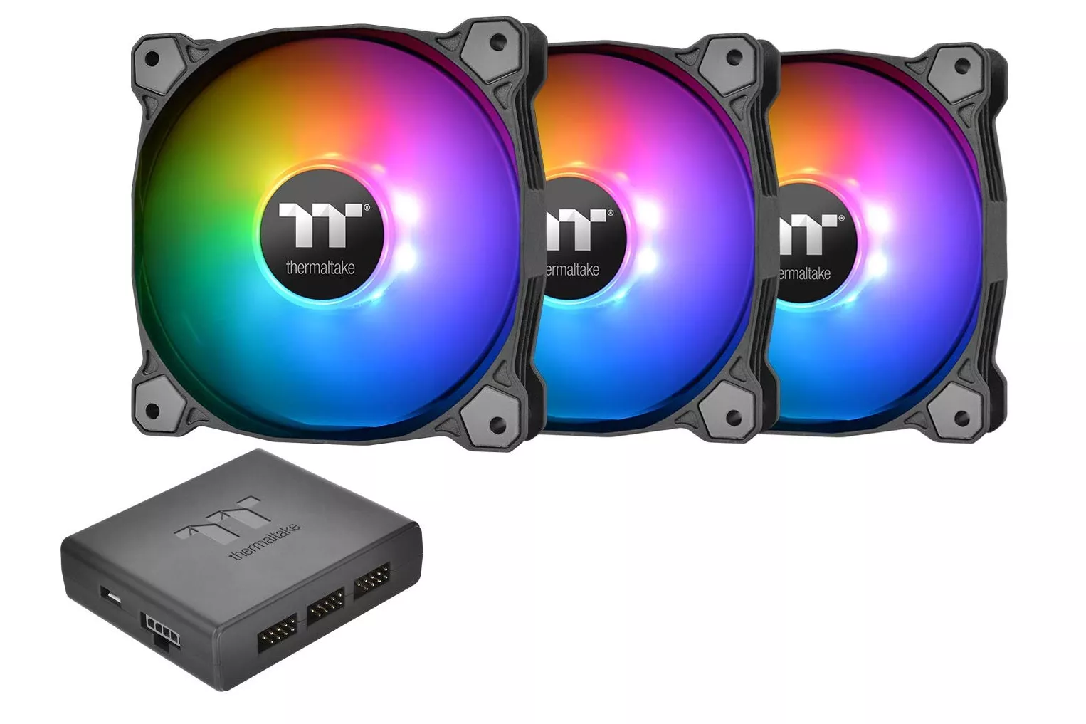 Thermaltake Pure Plus 12 RGB Radiator Fan TT Premiun Edición - Ventilador 12cm