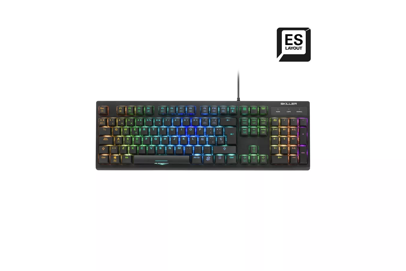 Teclado Sharkoon Skiller SGK30 Blue Switch