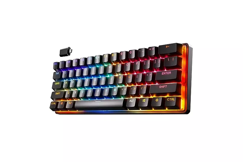 Teclado Steelseries Apex Pro Mini Wireless ANSI RGB Switch OmniPoint 2.0 Negro