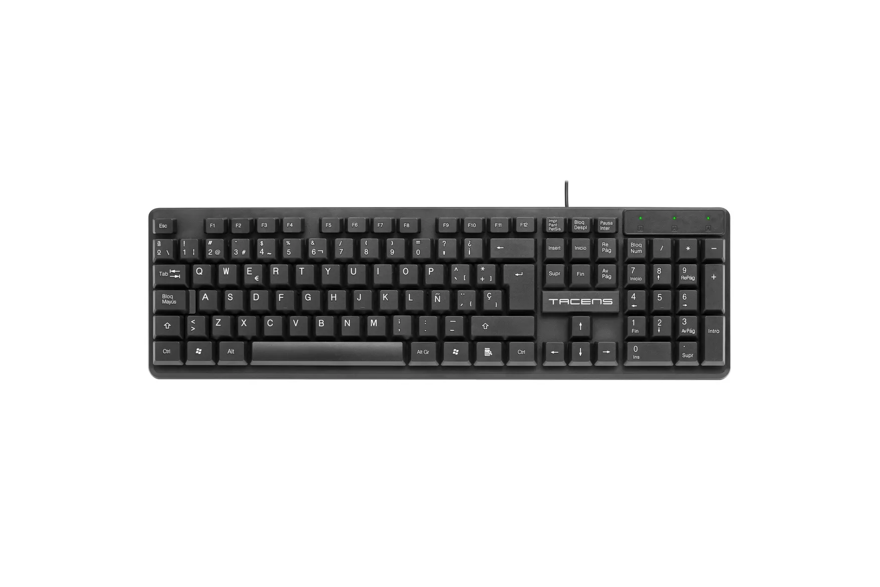 Teclado Tacens Anima AK0 ISO-ES Negro
