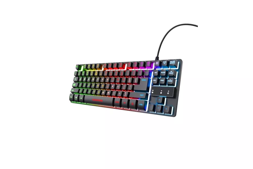 Teclado Trust GXT 833 Thado TKL RGB Negro