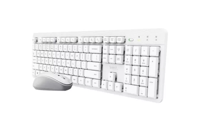 Teclado de membrana Trust Ody II Layout ES inalámbrico ratón silencioso USB pila