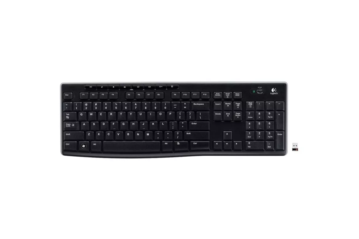 Teclado inalámbrico Logitech K270 Layout ES compacto receptor USB Unifying teclas silenciosas