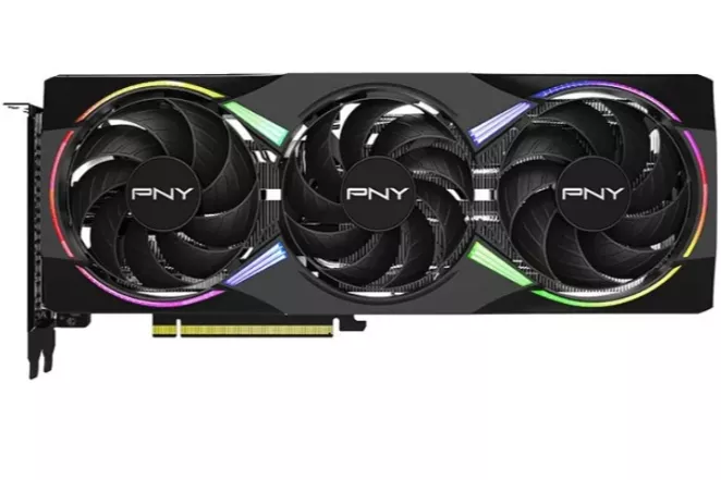 PNY GeForce RTX 5060 Ti EPIC-X RGB Overclocked Triple Fan 16GB GDDR7 Reflex 2 RTX AI DLSS4