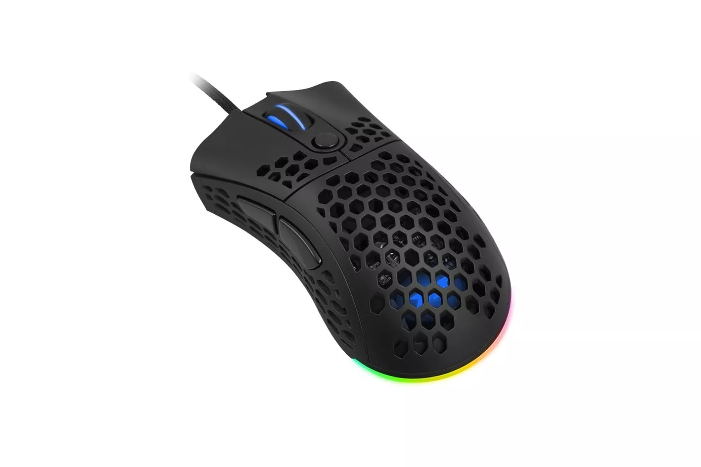 Ratón 1Life con cable 6400 DPI RGB ultraligero botones extra grandes