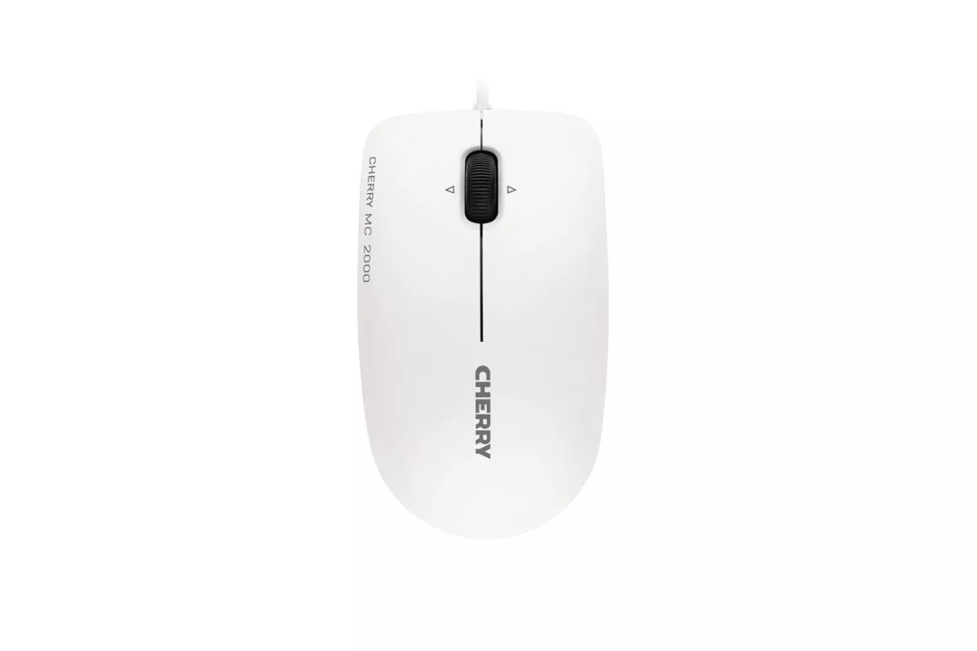 Ratón Cherry con cable sensor óptico alta precisión 3 botones ergonómico gris