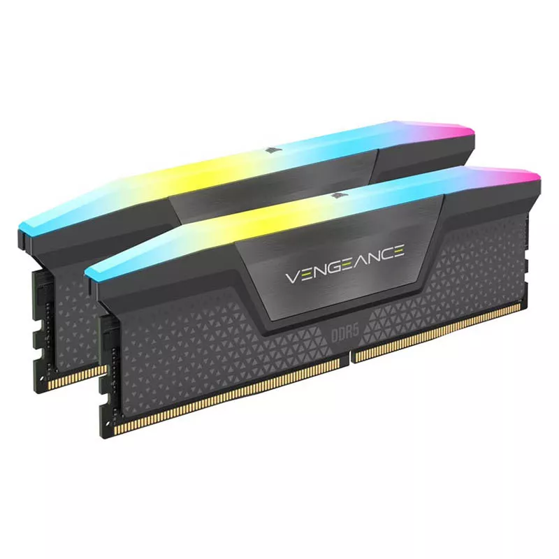 Memoria DDR5 Corsair Vengeance RGB 32GB 1x32GB 6000MHz CL30 EXPO-XMP Gris
