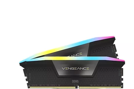 Memoria DDR5 Corsair Vengeance RGB 32GB 2x16GB 6000MHz CL38 XMP Negro