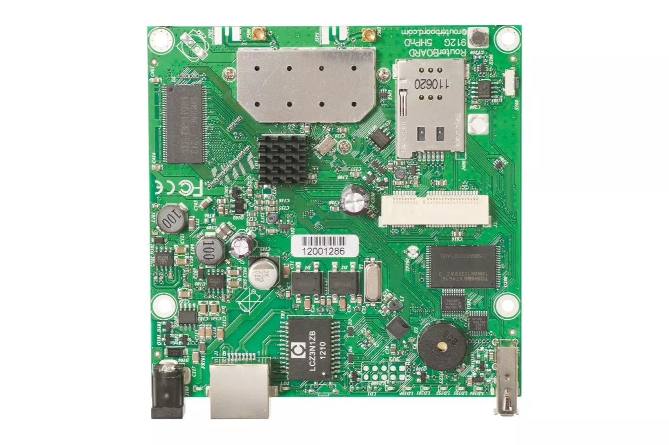 Placa Base Mikrotik AR9342 RouterBoard RB912UAG-5HPnD 600MHz Wi-Fi 4 USB Gigabit PoE
