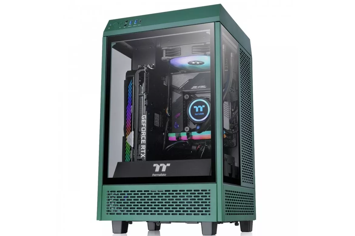 Thermaltake The Tower 100 Mini USB-C/3.1 Verde
