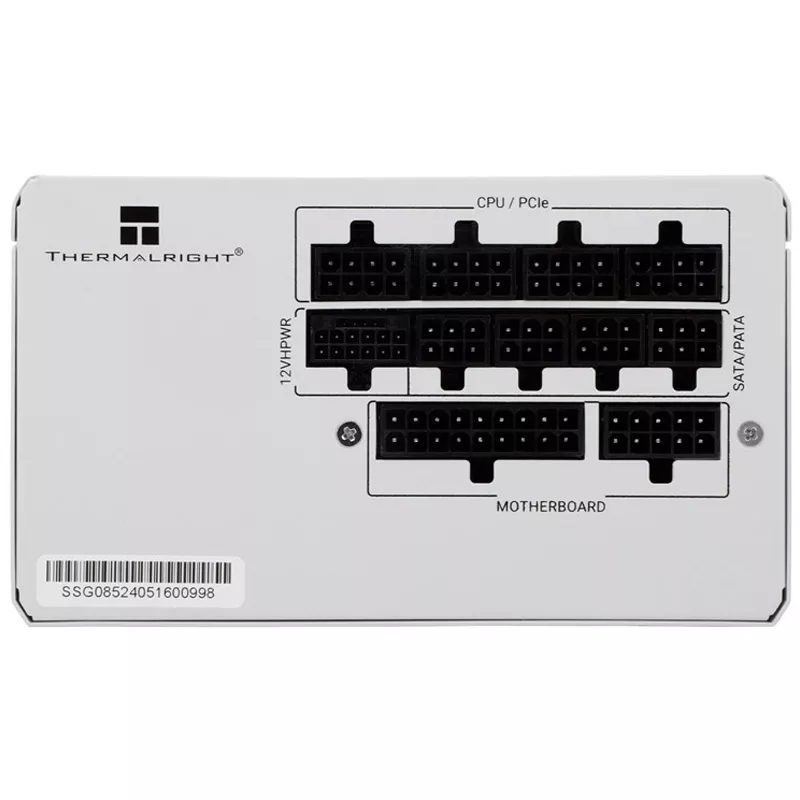 Fuente/PSU ThermalRight TR-SG850S 80 Plus Gold 850W ATX 3.1 PCIE 5.1 Blanco