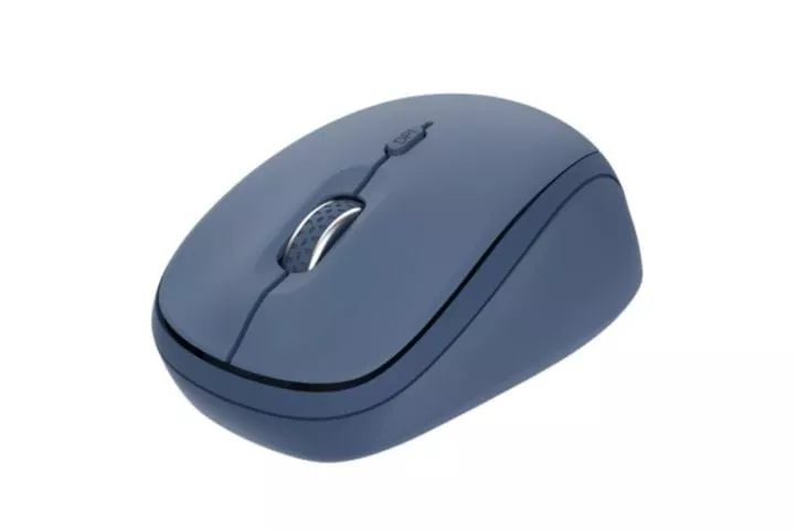 Trust Yvi+ Ratón Mini Inalámbrico Multidispositivo 1600 DPI Azul PC