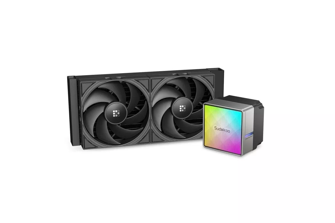 Refrigeración Líquida Sudokoo NEXAURA 240mm 2 Ventiladores RGB Diseño Innovador