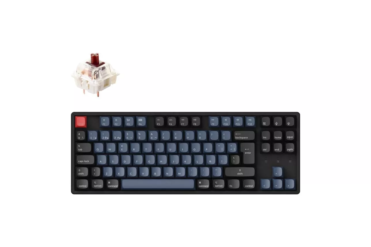 Keychron K8 Pro QMK/VIA Teclado Mecánico Inalámbrico Fully Assembled Hot Swappable RGB Gateron G Pro Brown