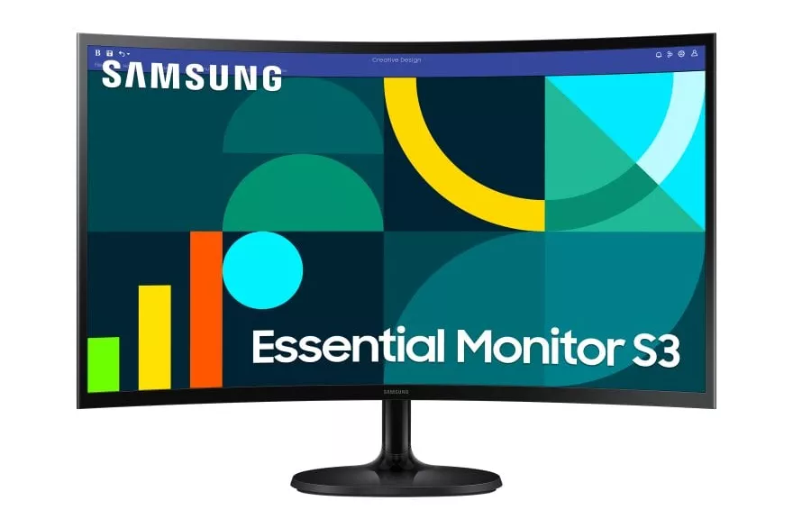 Monitor Samsung 27″ FHD 100Hz VA Curvo 1800R Flicker Free Eye Saver VESA HDMI
