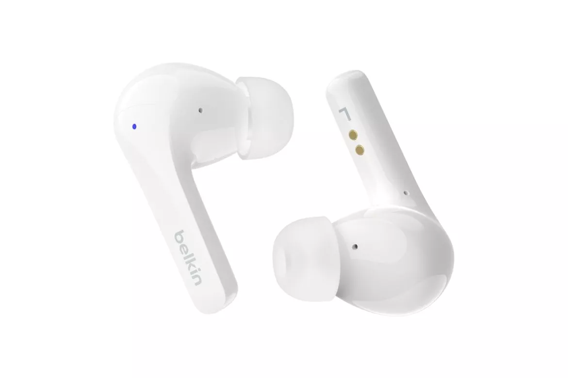 Auriculares Belkin inalámbricos Bluetooth 5.2 con cancelación de ruido y micrófono