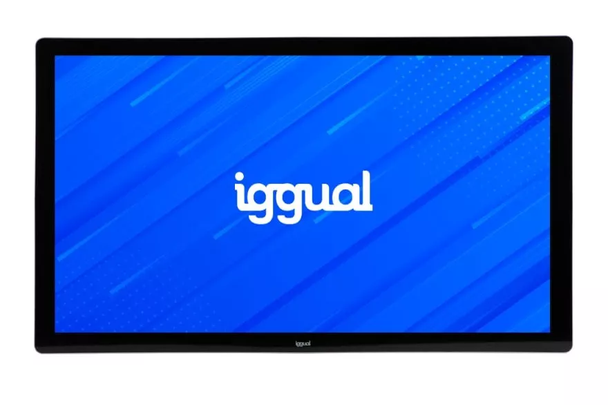 Monitor iggual 43″ 1080p IPS Multi-Touch IP65 VESA Carcasa Metálica HDMI USB VGA