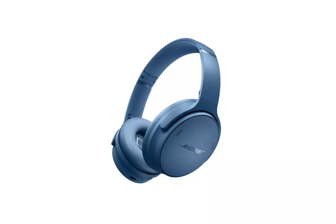 Auriculares Bose inalámbricos Bluetooth 5.1 y cable color azul con funda de transporte