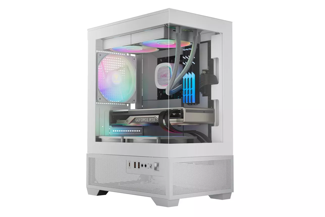 Caja/Torre Gamdias Aura GC9M Elite ARGB Blanco