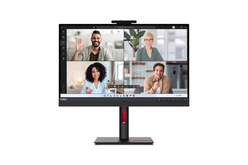 Monitor Lenovo 27″ 2560x1440 75Hz IPS W-LED Altavoces Cámara USB-C 90W Ethernet