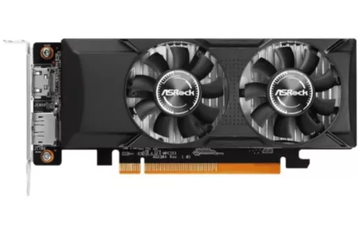 Tarjeta Gráfica ASRock Radeon RX550 4GB GDDR5 Low Profile doble ventilador