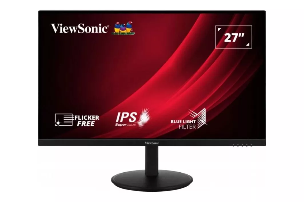 Monitor Viewsonic 27″ 2560x1440 75Hz IPS Altura Ajustable Altavoces VESA