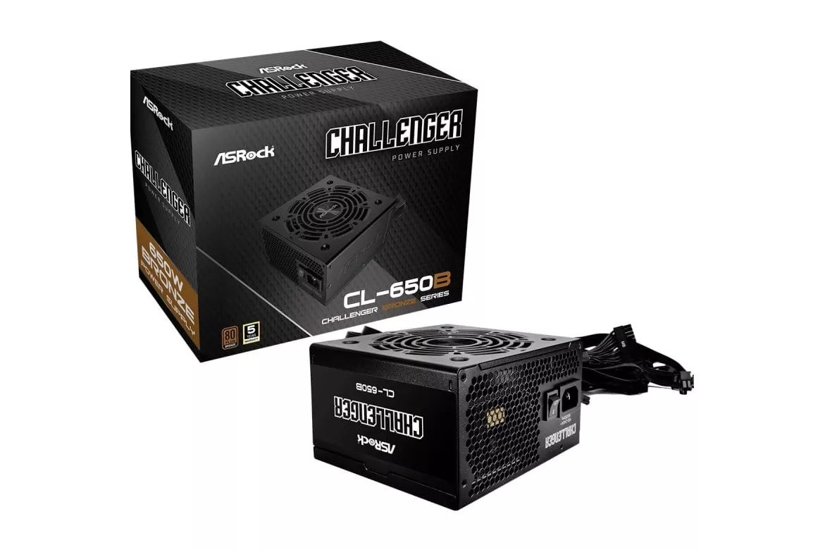 Fuente de Alimentación Asrock 650W 80 PLUS Bronze Challenger CL-650B Protecciones avanzadas
