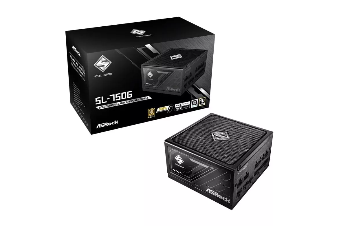 Fuente de Alimentación Asrock 750W Certificación 80 PLUS Gold Challenger CL-750G Protección Avanzada
