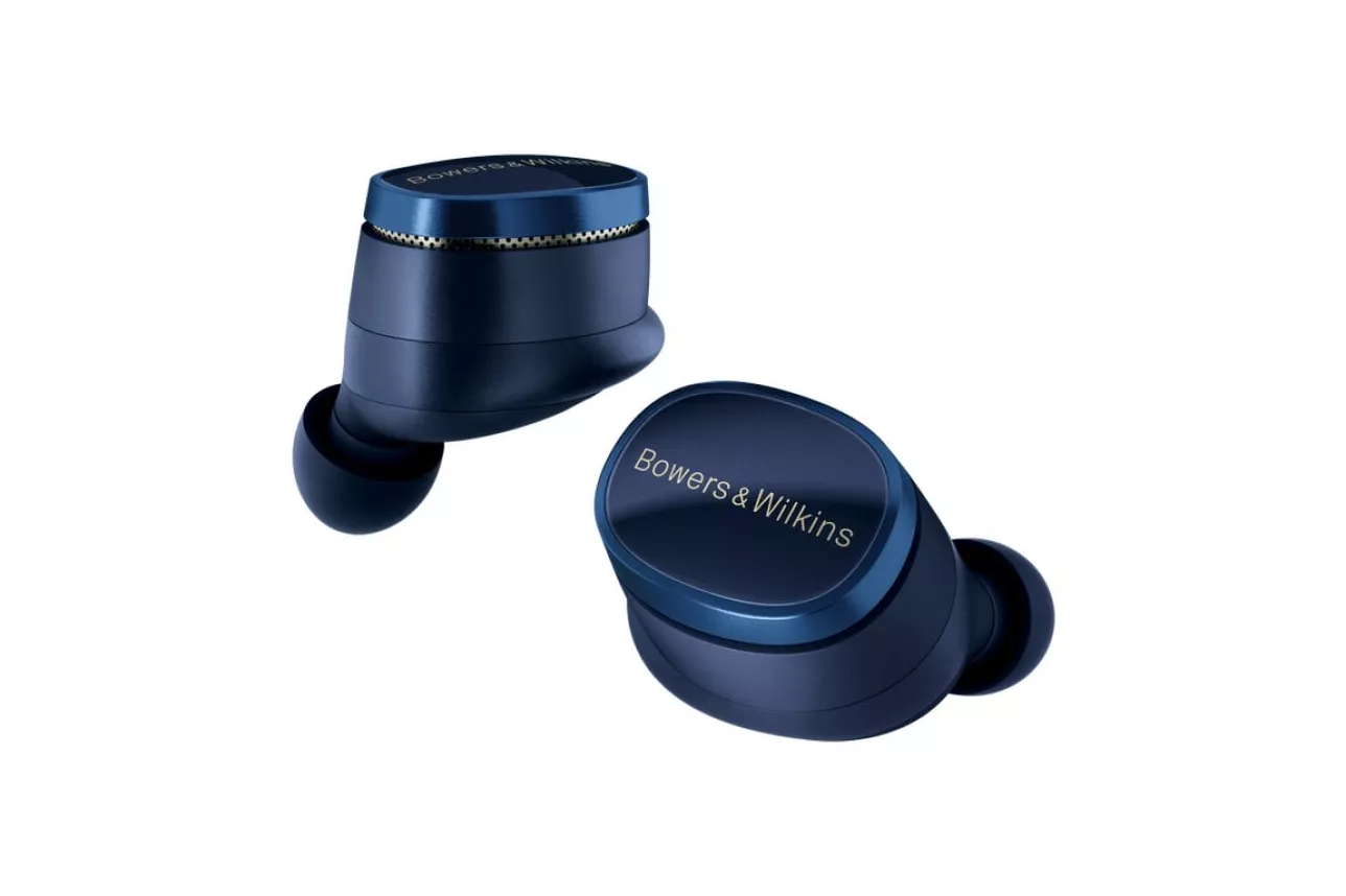 Auriculares Bowers & Wilkins inalámbricos Bluetooth TWS con micrófono, resistentes IP54, Midnight Blue