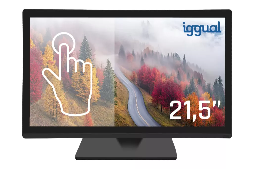 Iggual MTL21CP 21.5″ 1080p 60Hz Resistivo Full HD Táctil USB HDMI VGA