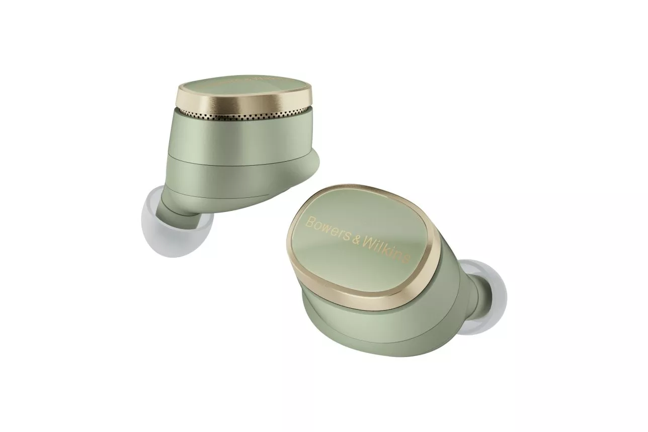 Auriculares Bowers & Wilkins inalámbricos TWS Bluetooth con Cancelación de Ruido y Micrófono Jade Green
