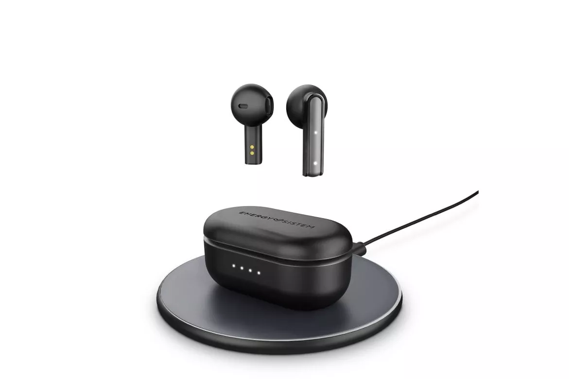 Auriculares Energy Sistem inalámbricos Bluetooth con sensor de proximidad y carga Qi