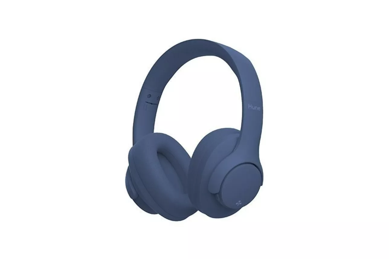 Auriculares Hune inalámbricos bluetooth plegables con resistencia al agua IPX4 y fabricados en plástico reciclado