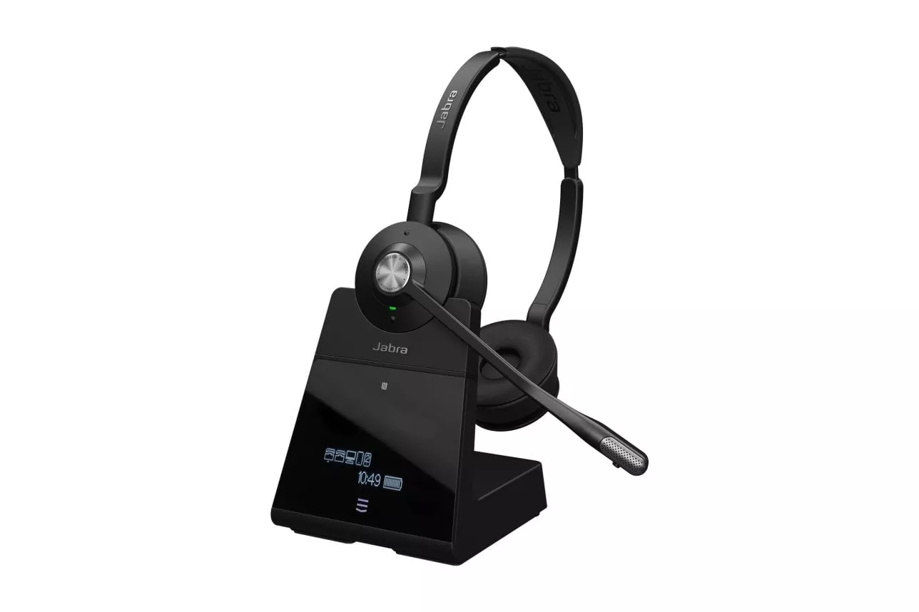 Auriculares Jabra inalámbricos DECT/Bluetooth con Micrófono Boom y protección auditiva