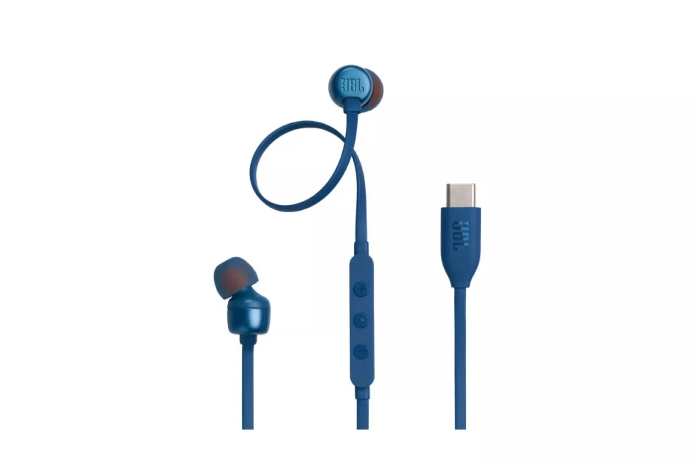 Auriculares JBL con cable USB-C Pure Bass Micrófono y control remoto integrados