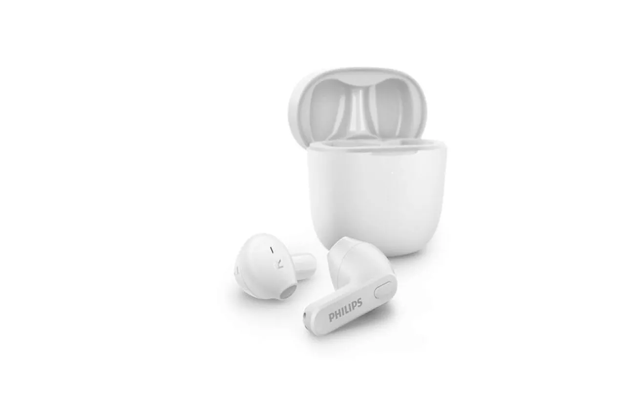 Auriculares Philips inalámbricos Bluetooth 5.0 In-Ear True Wireless Micrófono IPX4 Blanco