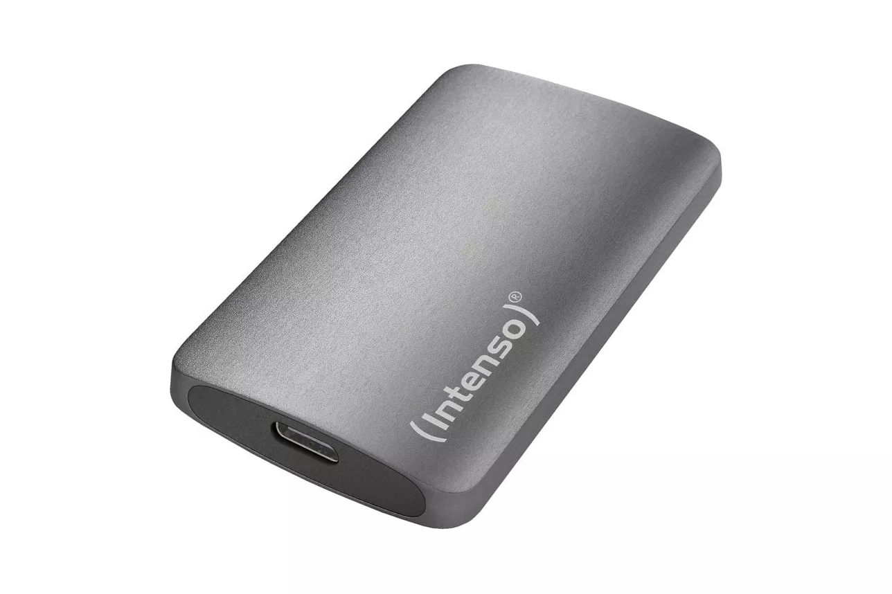 Disco Duro Intenso TX800 500GB SSD USB Tipo C 2.1Gbit/s Aluminio Antracita + Cable