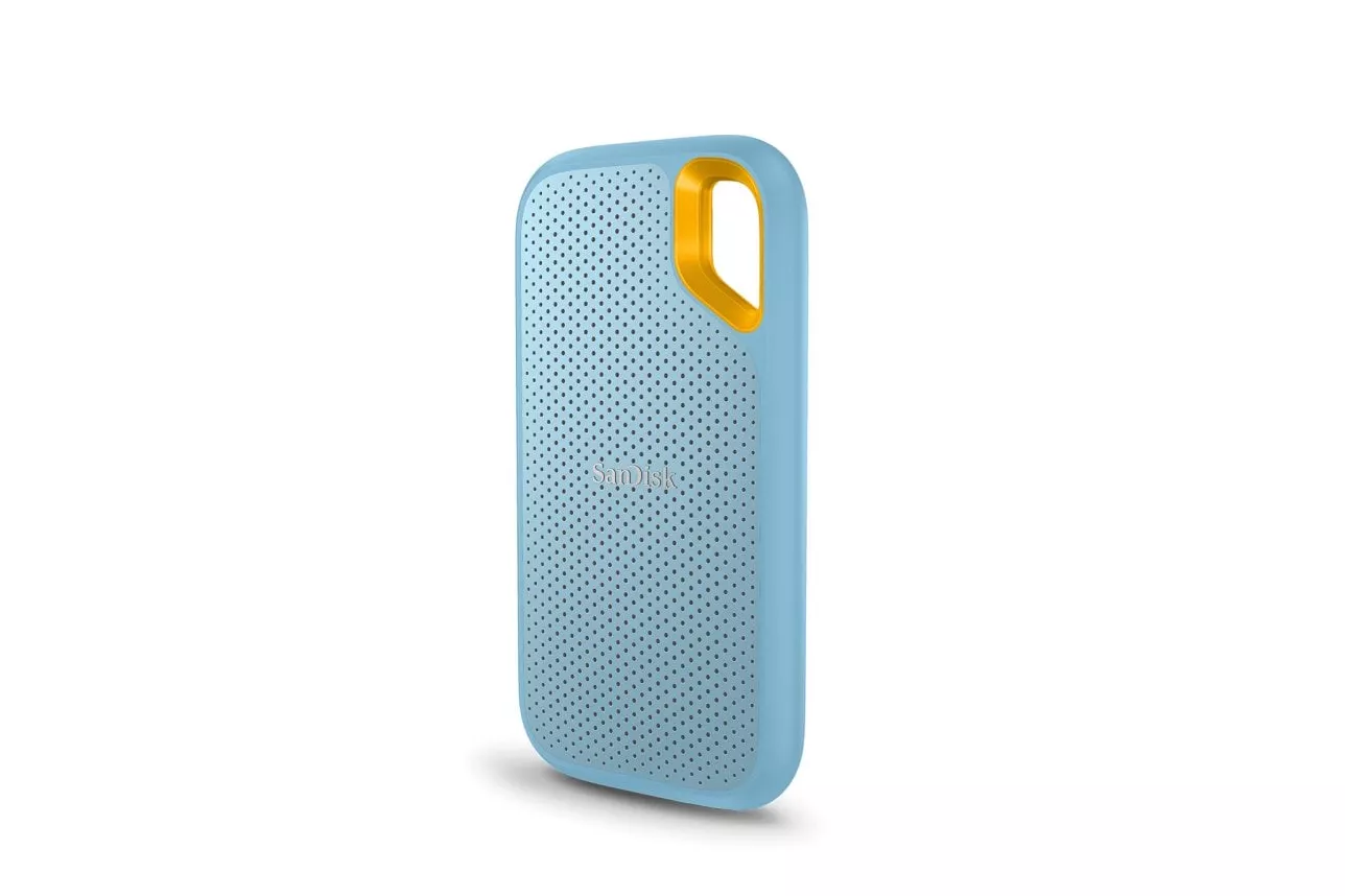 SanDisk 2TB SSD USB Tipo C 1050 MB/s Extreme Portable Azul IP65 SDSSDE61-2T00-G25B