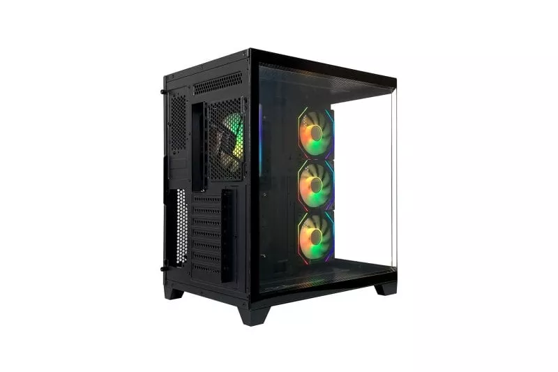 Torre L-Link Nova Gaming Cristal Templado Sin Marco 10 Ventiladores ATX 400mm RGB